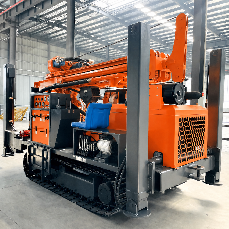 KC300 Fully Hydraulic Water Well Drilling Rig – High-Torque Deep Drilling Solution with Rapid Water-Air Switching (300m Depth)
