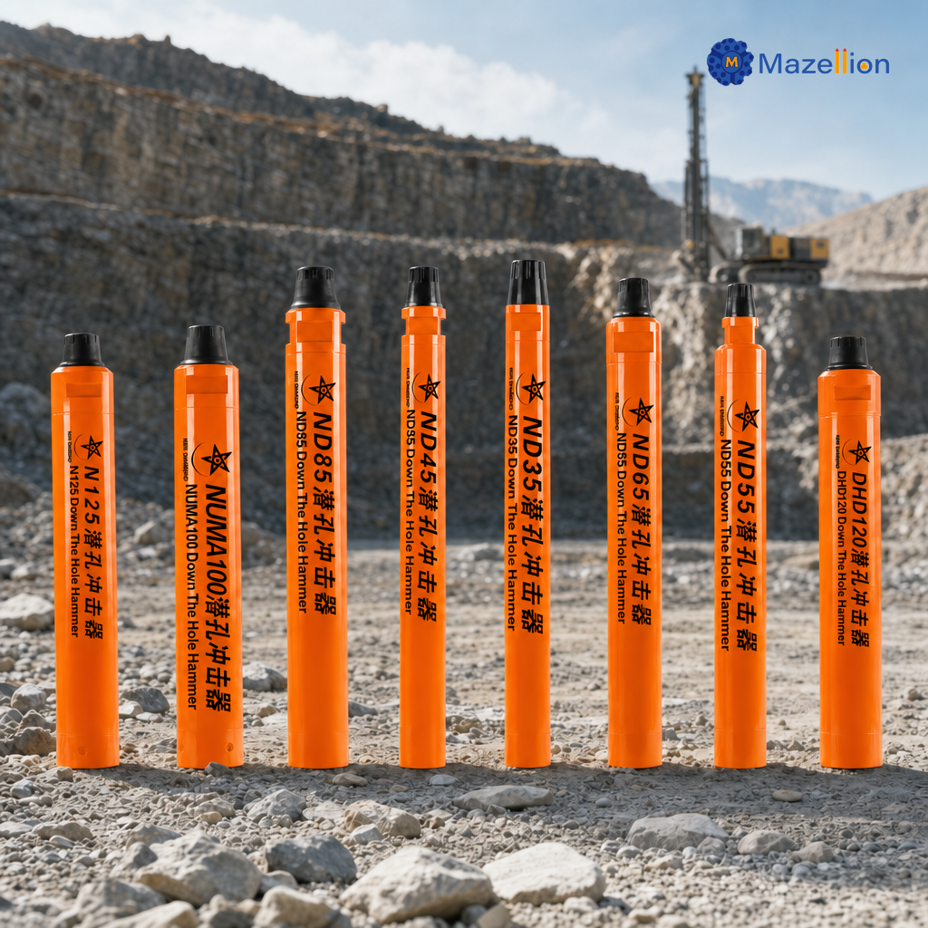 ND Series High Air Pressure DTH Hammer for Water Well Drilling&Mining&Quarrying|90-600mm Hole Range
