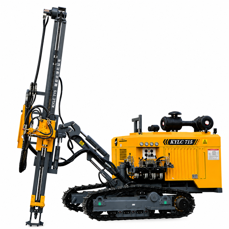 KC715 Split Type DTH Drilling Rig | 90–115mm Hole Range | Compact Mining Drill
