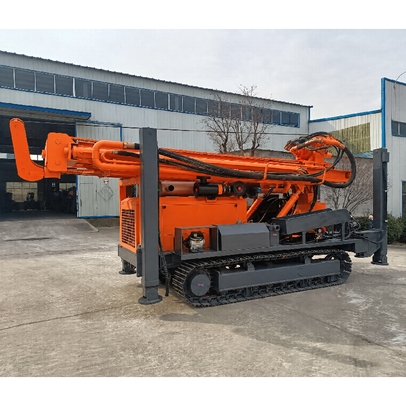 KC1000 Fully Hydraulic Water Well Drilling Rig – The Steel Giant for Ultra-Deep Drilling with Cummins Power & Precision Control (1000m Depth)
