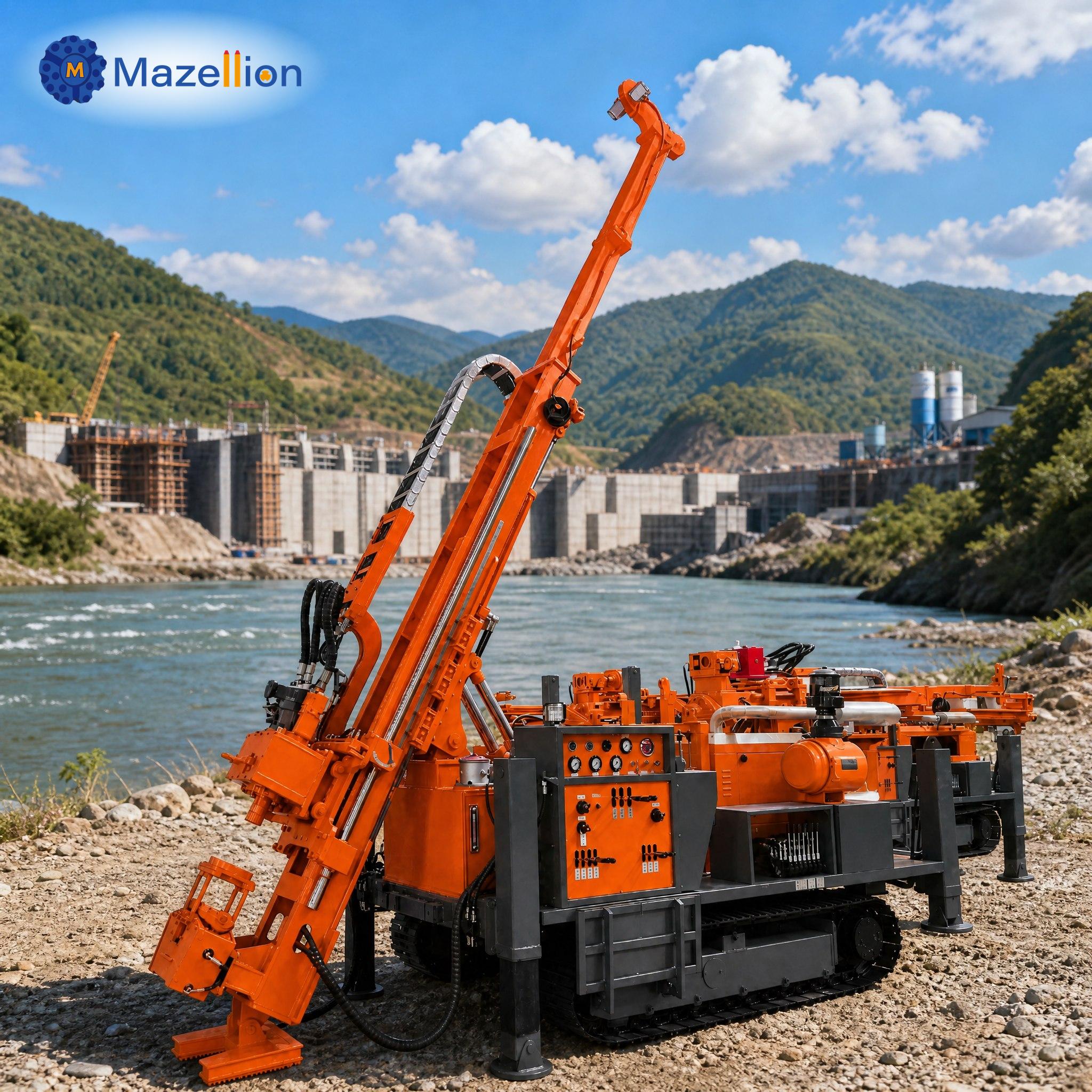 MCE800 Fully Hydraulic Wireline Core Exploration Drilling Rig – High-Efficiency Deep Coring with Compact Portability & Low Maintenance (800m NTW)
