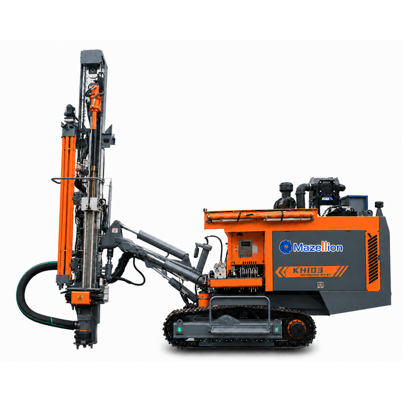 KH103 / KH105 Integrated DTH Drilling Rig | 90–140mm Hole Diameter | High Torque Mining Drilling Machine