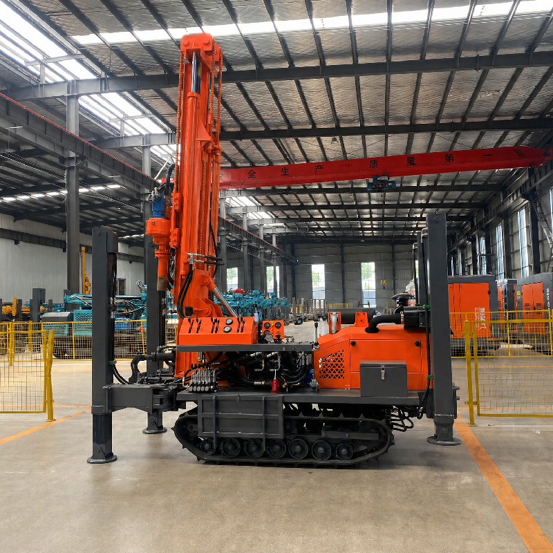 KCX180 Fully Hydraulic Water Well Drilling Rig – High-Efficiency Compact Drilling Solution for Versatile Geological Conditions (180m Depth)
