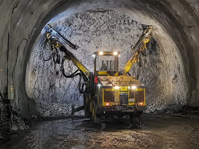 Twin-Boom Underground Development Drill Rig Delivered to Peru Copper Mine Project