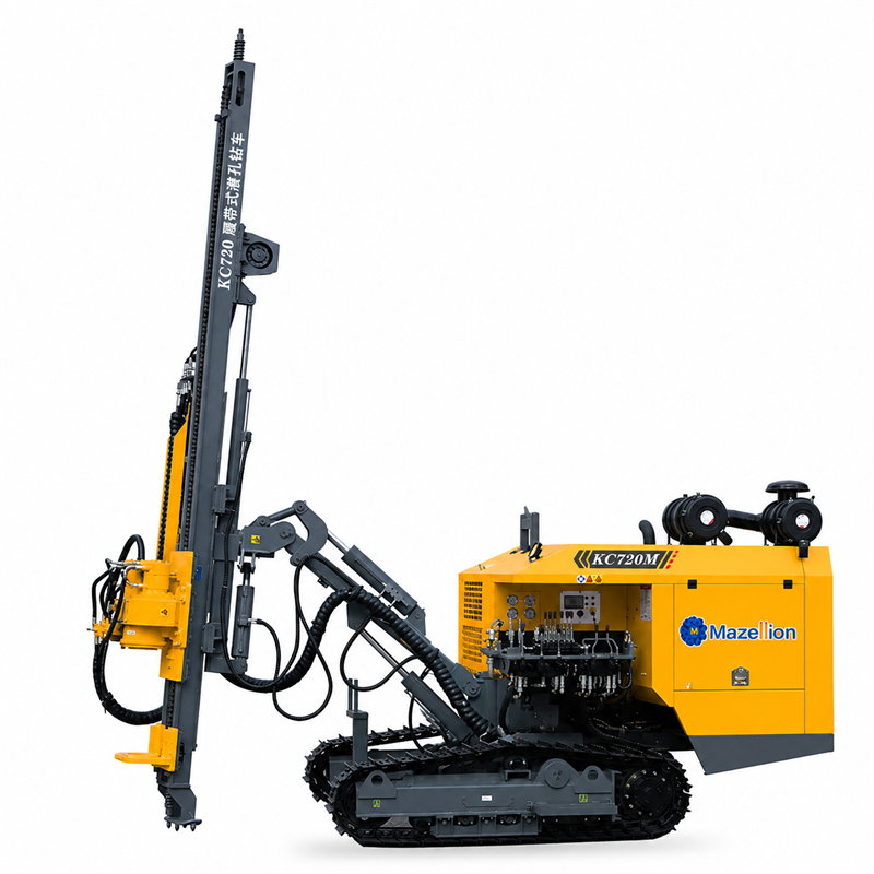 KC720 Split Type DTH Drilling Rig | Lightweight & Cost-Efficient Mining Drill | Upgraded Hydraulic System