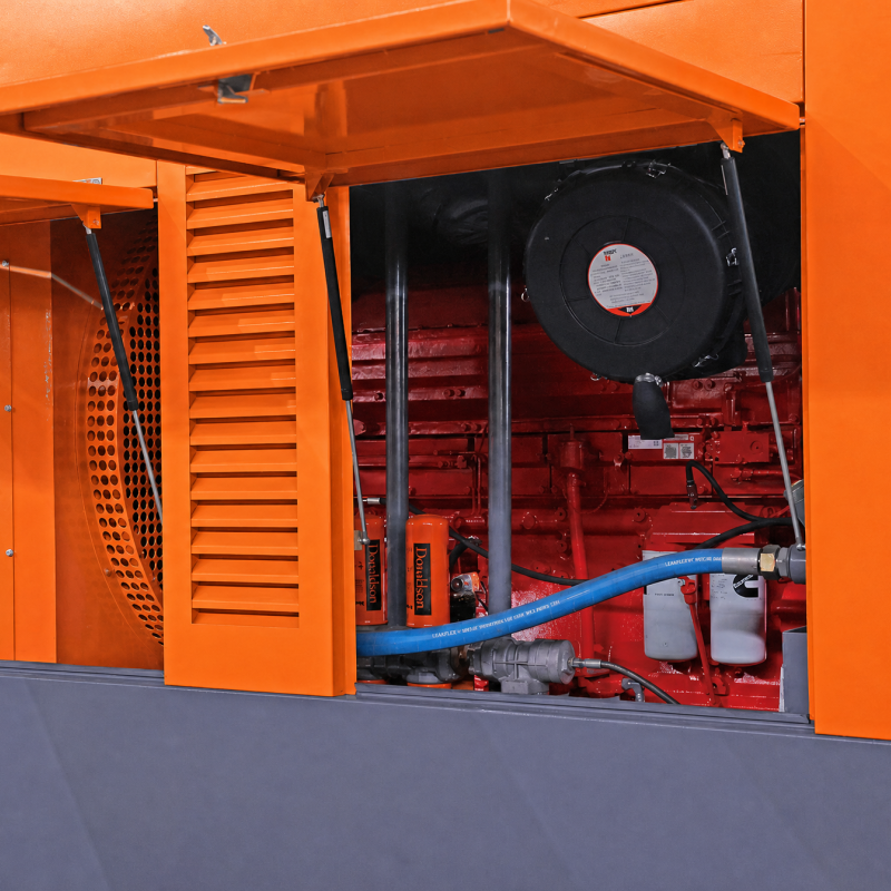 KYLC35-35CG Diesel Stationary Screw Air Compressor 35m³/min 35 Bar High Pressure Compressor for Mining Drilling

