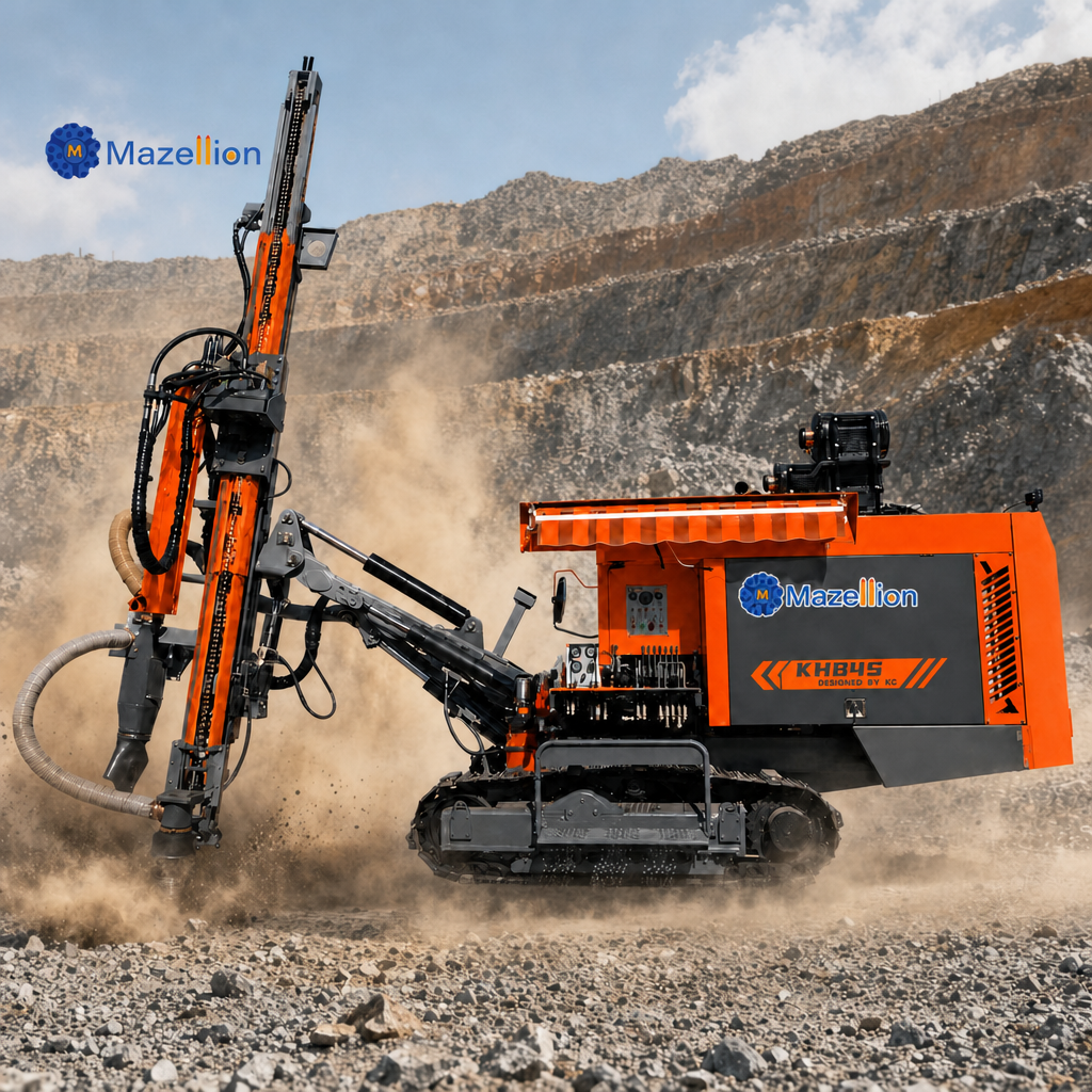 KH845 Integrated DTH Drilling Rig | 115–152mm Hole Diameter | 30m Depth Heavy Duty Mining Drill Machine