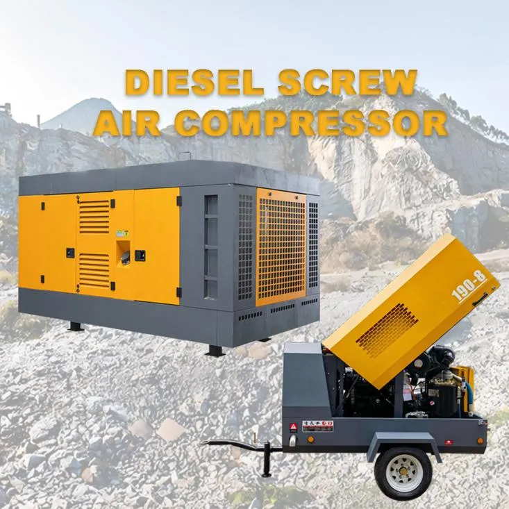 Small Diesel Portable Screw Air Compressor Solution (8).webp
