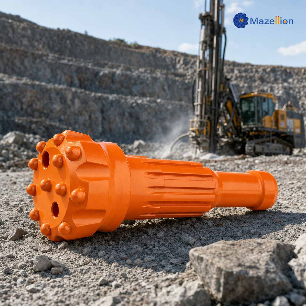 Mission Series High Air Pressure DTH Button Bit – Classic Proven Design for Soft to Medium-Hard Rock (Φ108–Φ203mm)
