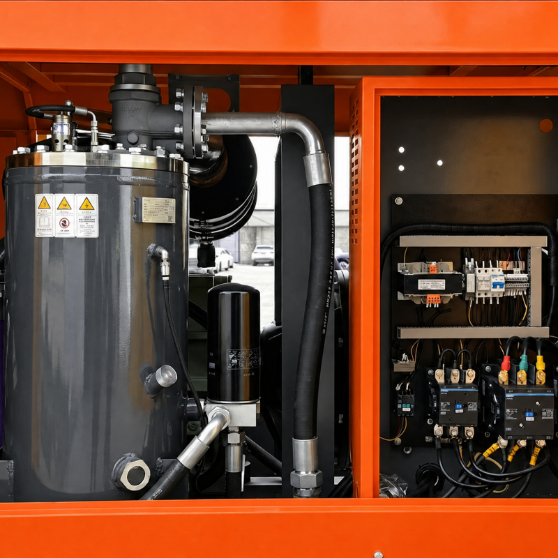 KYLC23-18DY Electric Powered Portable Screw Air Compressor 23m³/min 18 Bar for Mining and Drilling