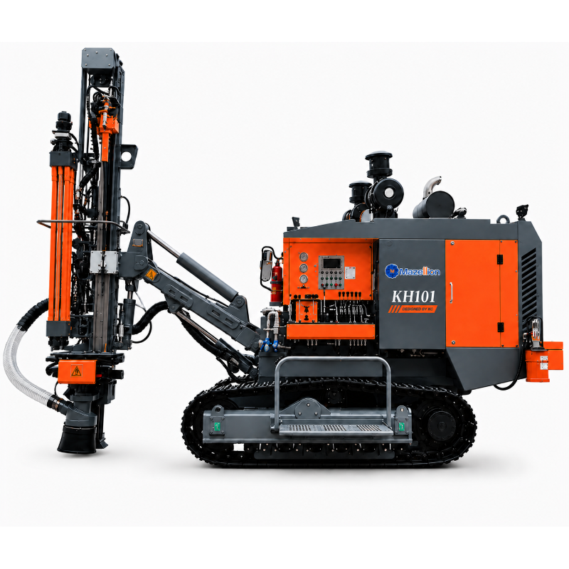 KH101 Integrated DTH Drilling Rig | 90–115mm Hole Diameter | Factory Direct Mining Drilling Machine