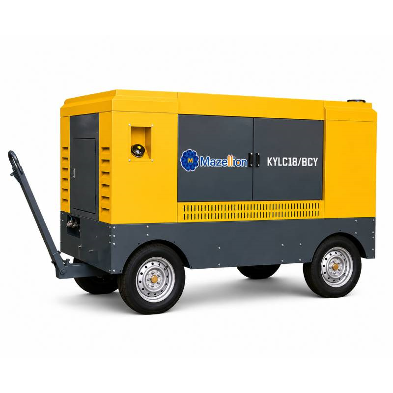 KYLC18-18CY Diesel Portable Screw Air Compressor 18m³/min 18 Bar for Mining and Water Well Drilling