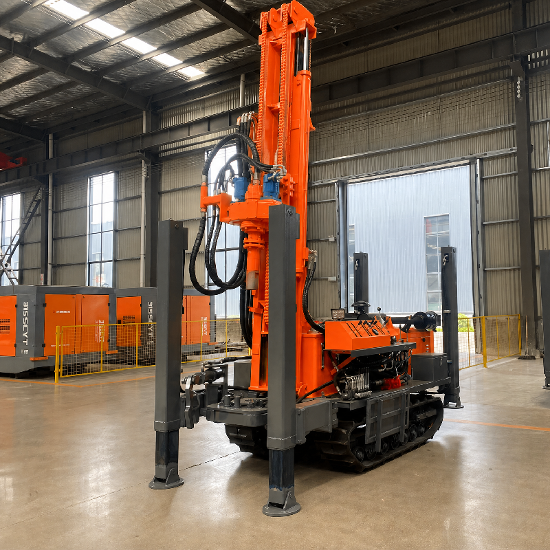 KCX180 Fully Hydraulic Water Well Drilling Rig – High-Efficiency Compact Drilling Solution for Versatile Geological Conditions (180m Depth)
