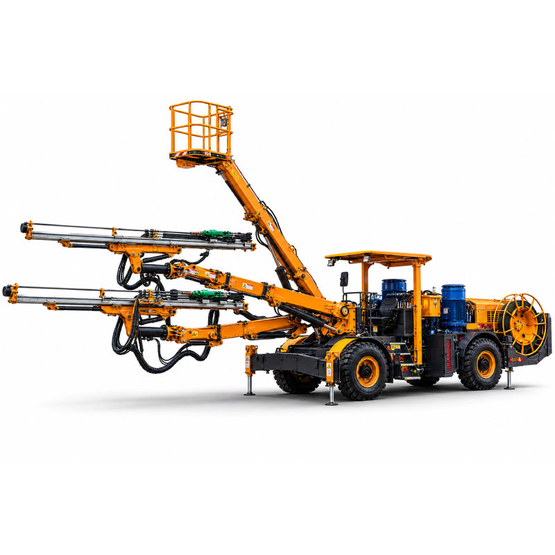 KJ422 Twin Boom Hydraulic Underground Jumbo Drill Rig for Tunnel Development
