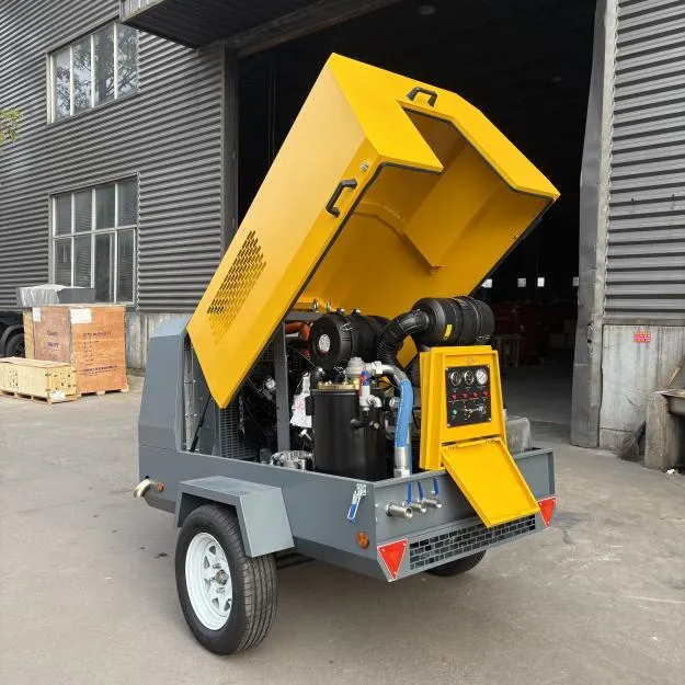 Small Diesel Portable Screw Air Compressor Solution (9).webp