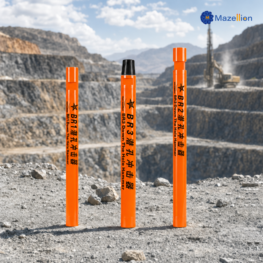 BR Series Low Air Pressure DTH Hammer for Small Hole Drilling|64-115mm Hole Range
