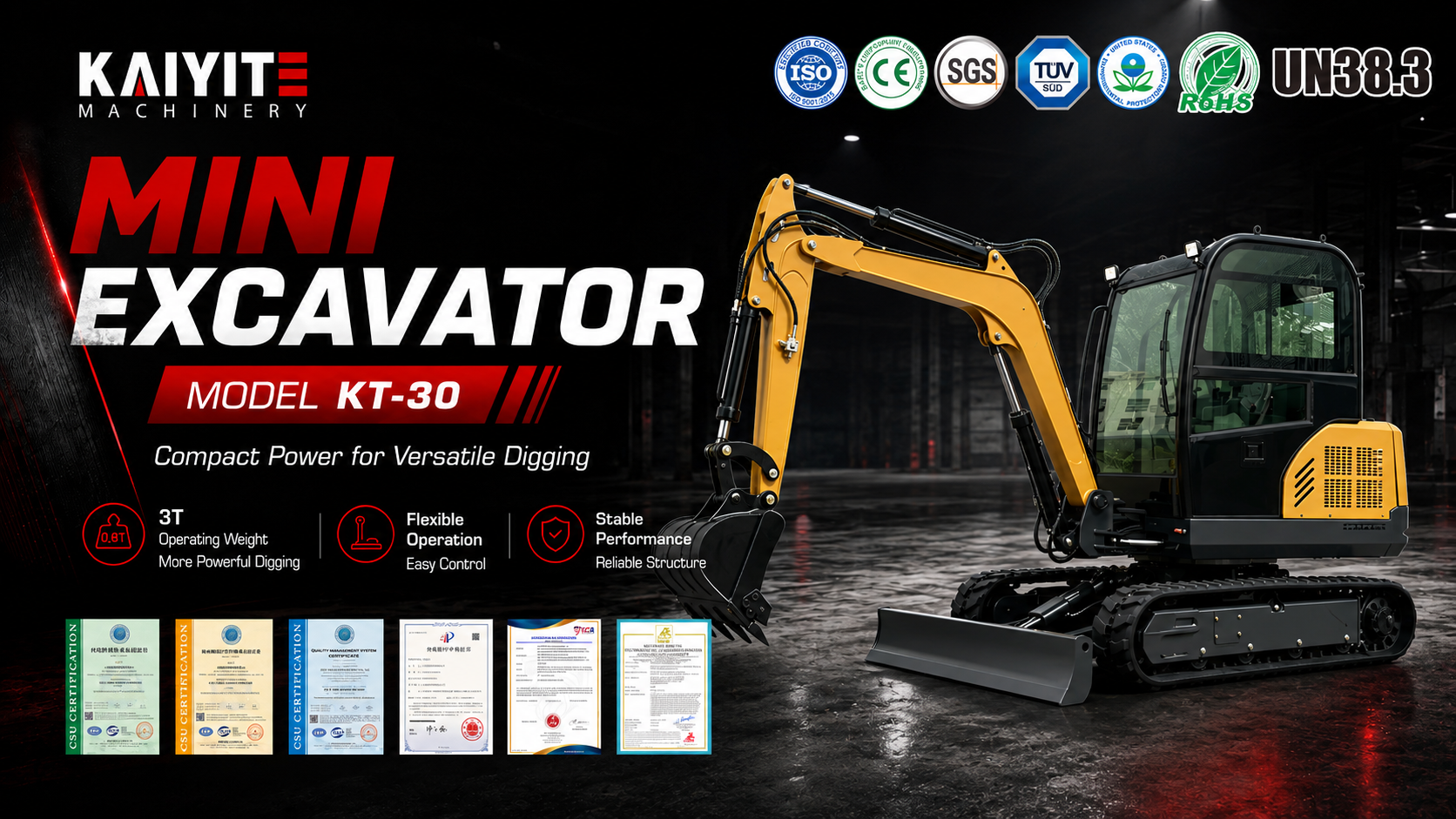 KT-30 MINI EXCAVATOR