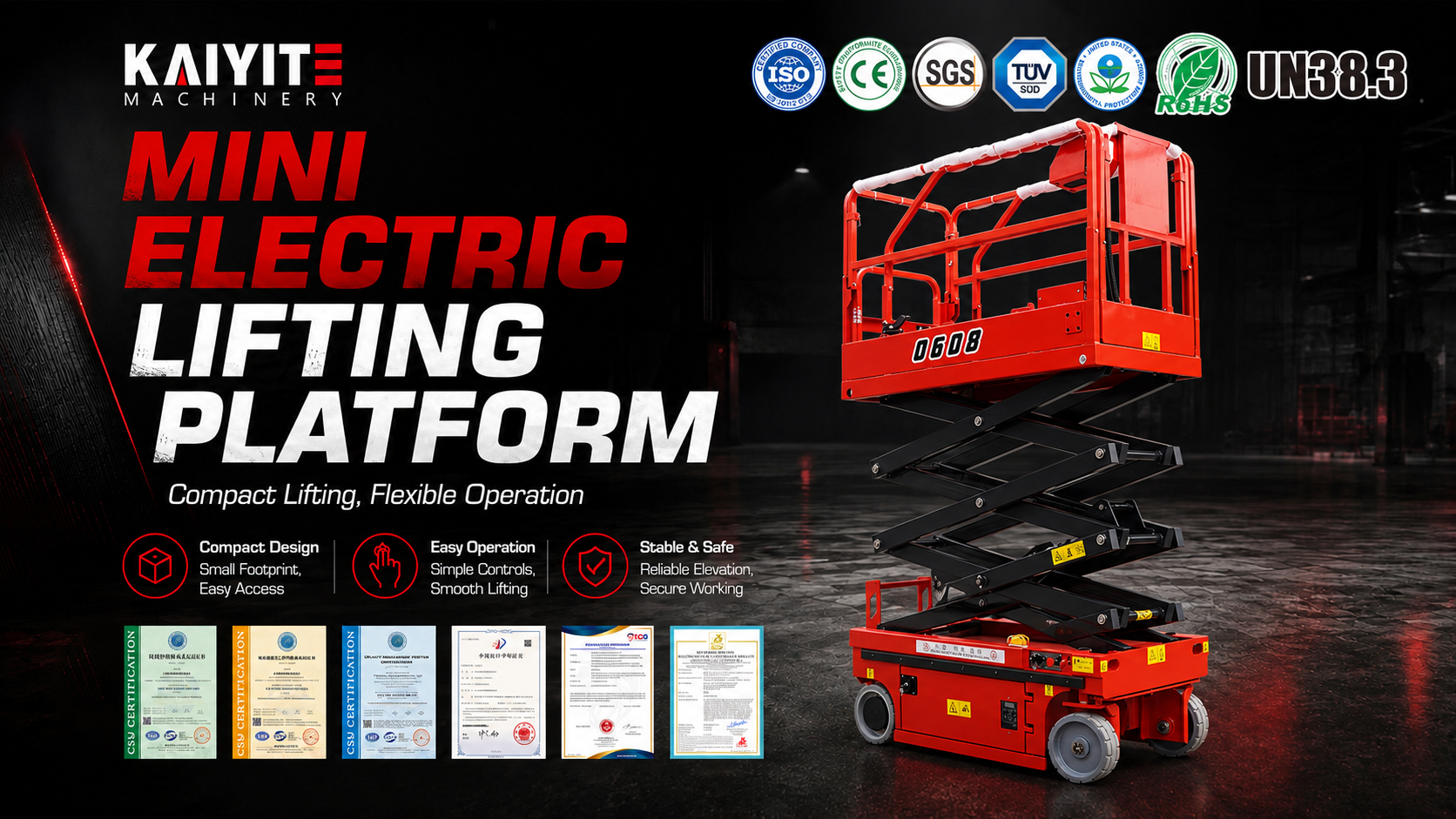 Mini Electric Lifting Platform
