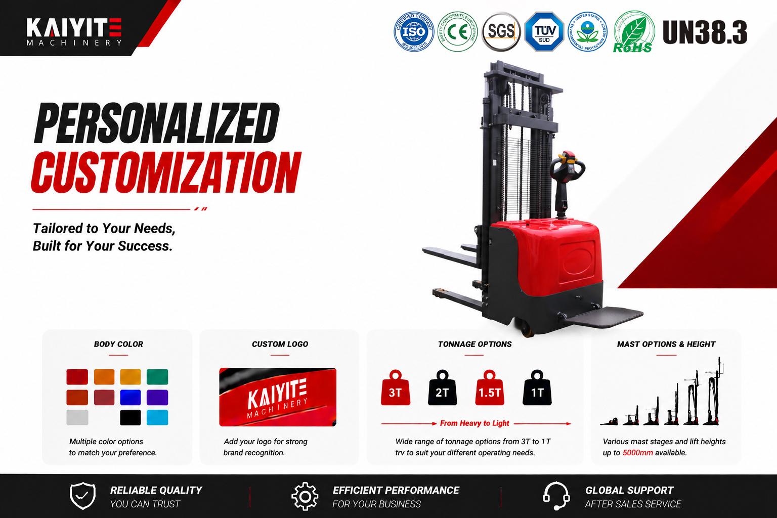 Stand-on Stacker