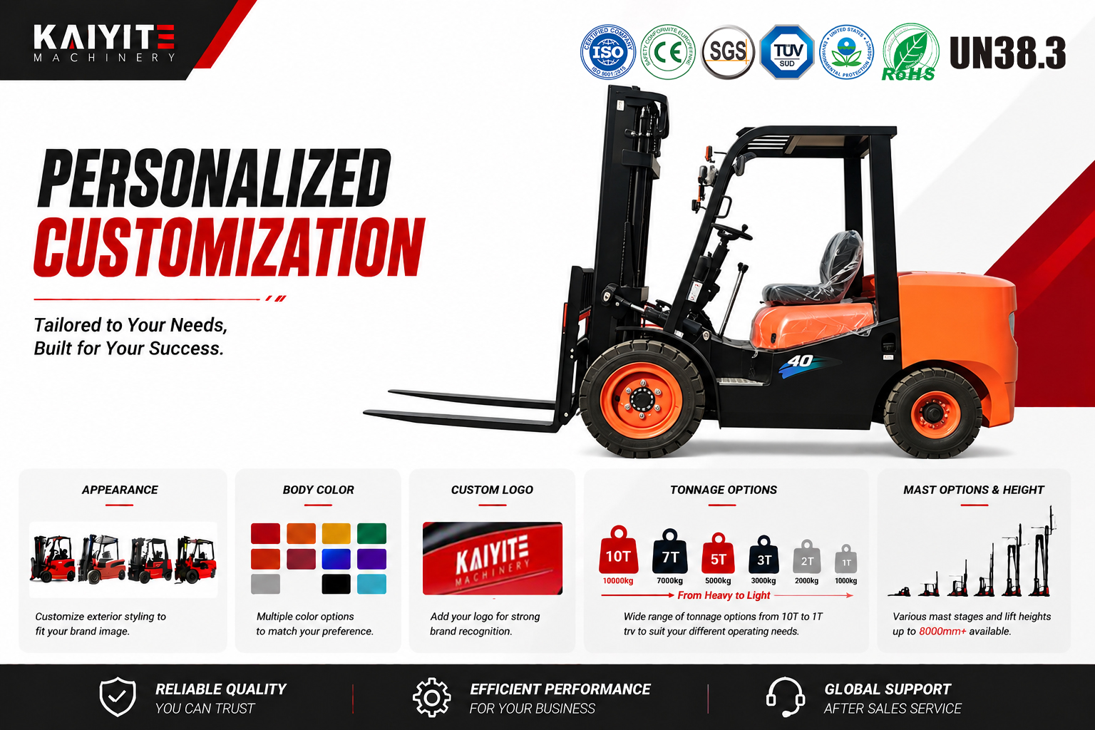 4 Ton Internal Combustion Forklift