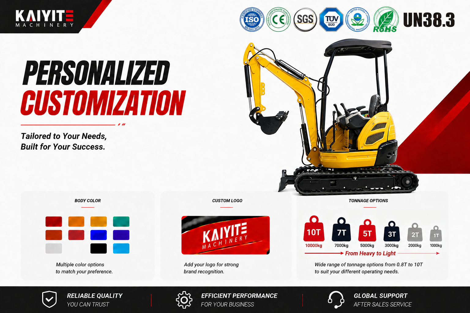 KT-25 MINI EXCAVATOR
