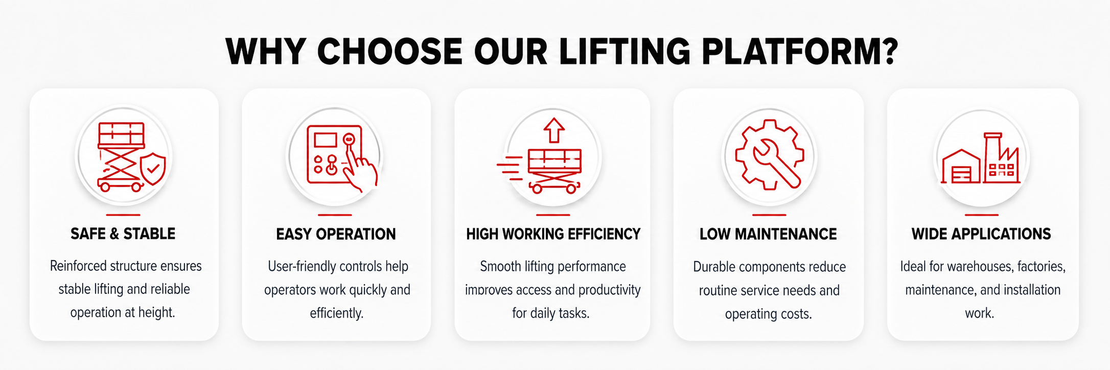 Mini Electric Lifting Platform