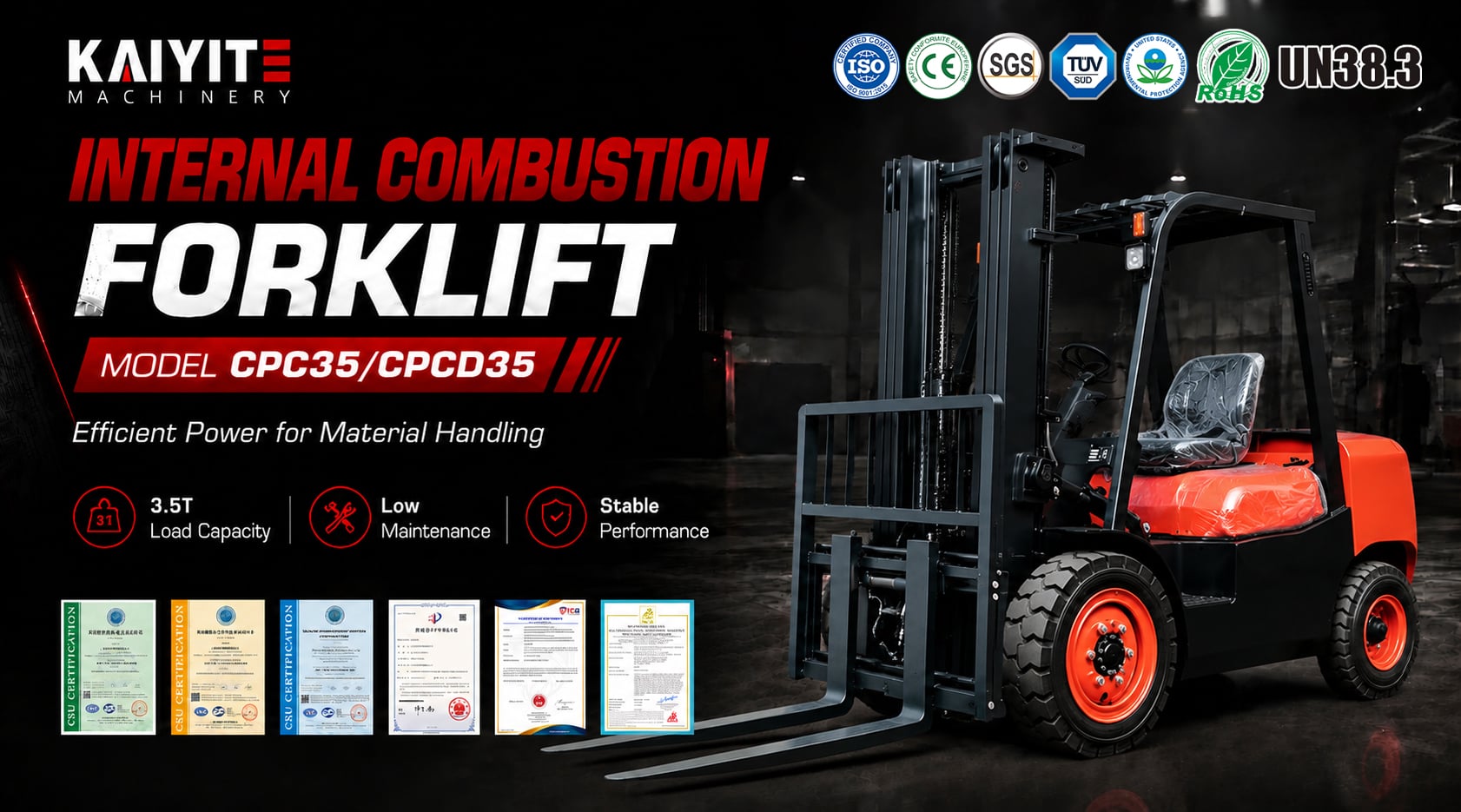 3.5 Ton Internal Combustion Forklift