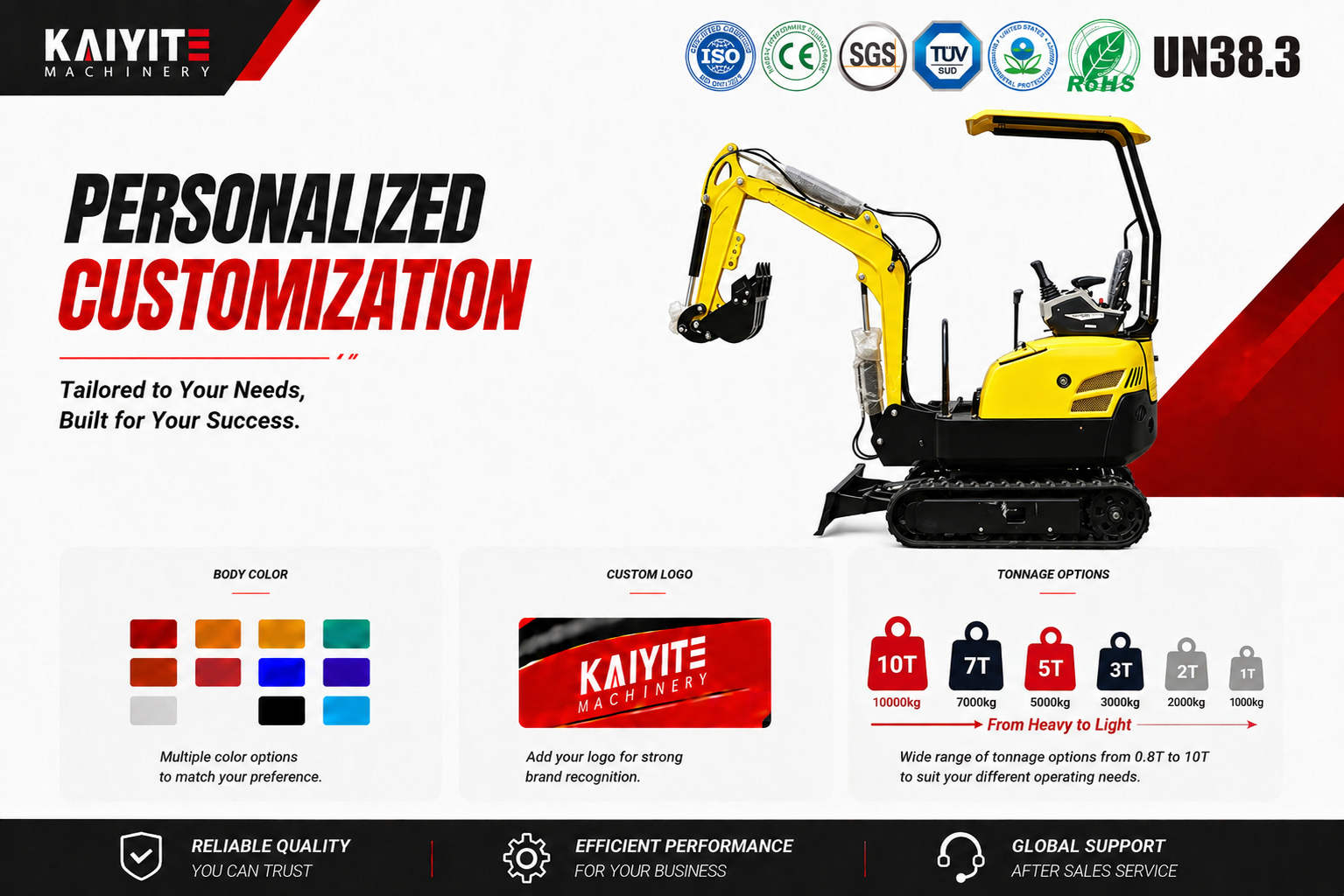 KT-18 MINI EXCAVATOR