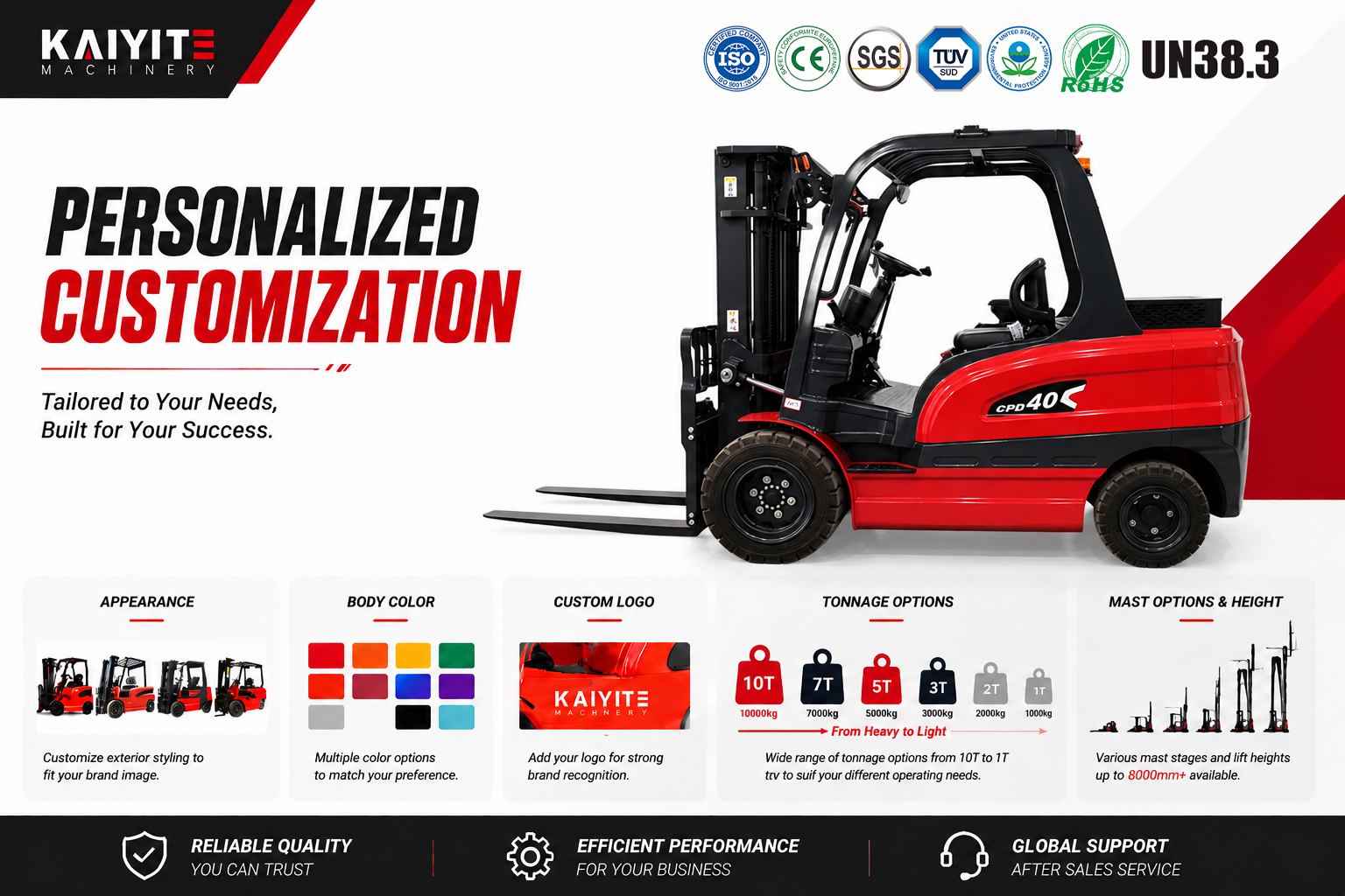 4 Ton Electric Forklift