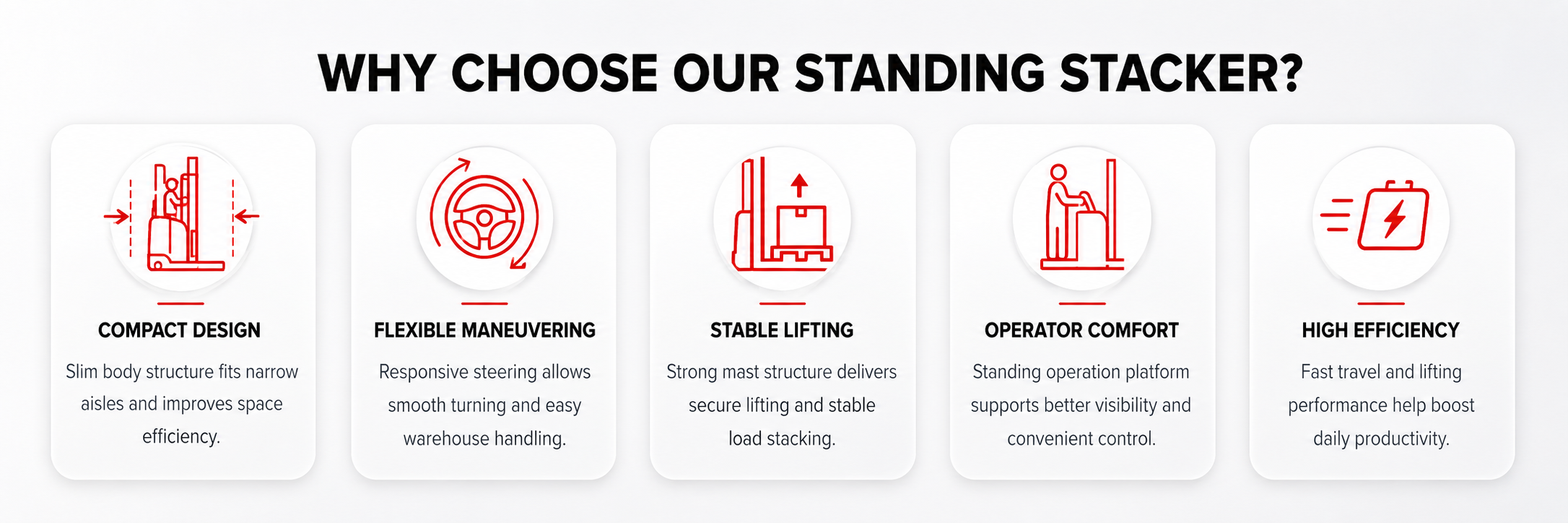Stand-on Stacker