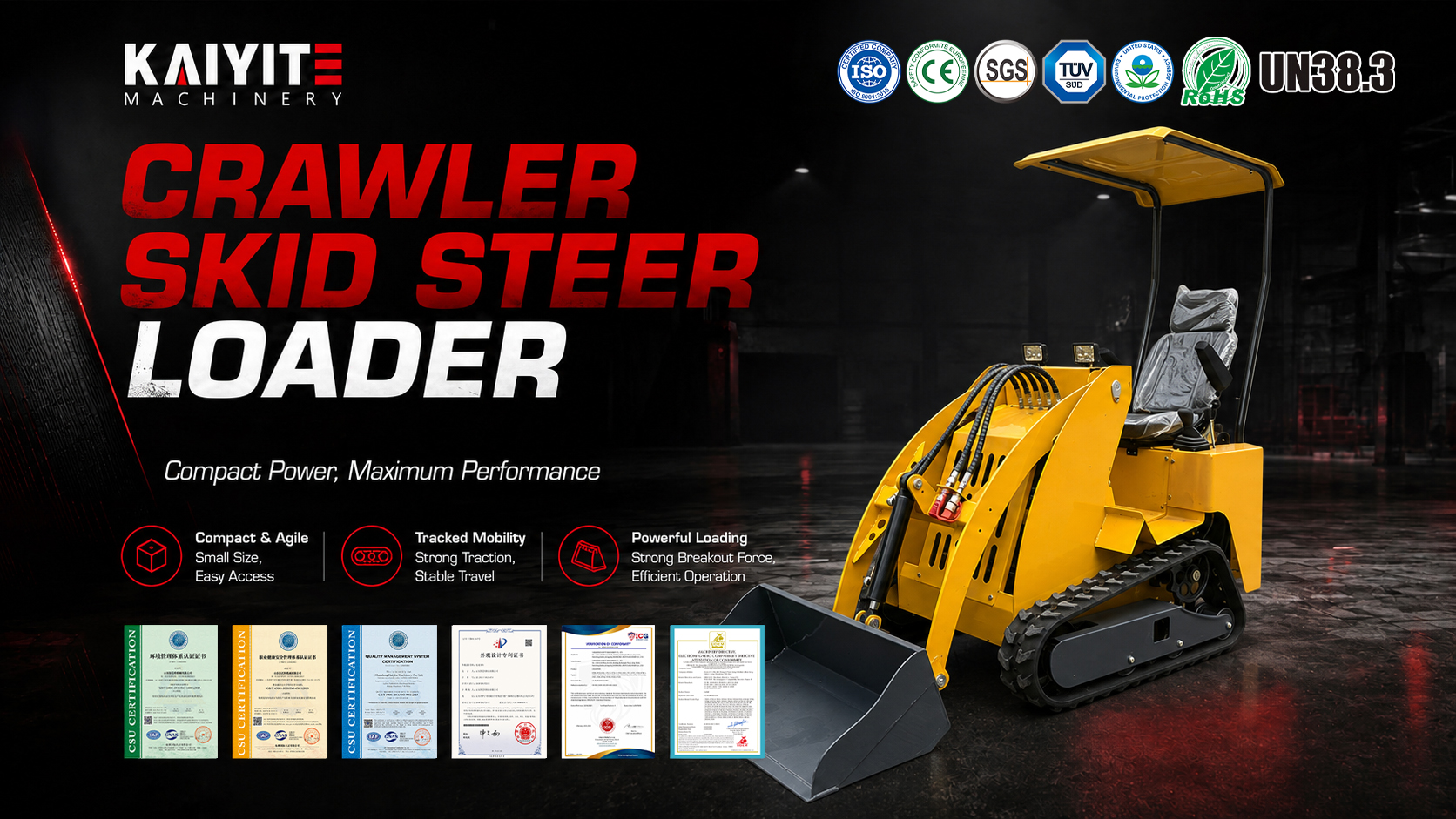 CRAWLER SKID STEER LOADER