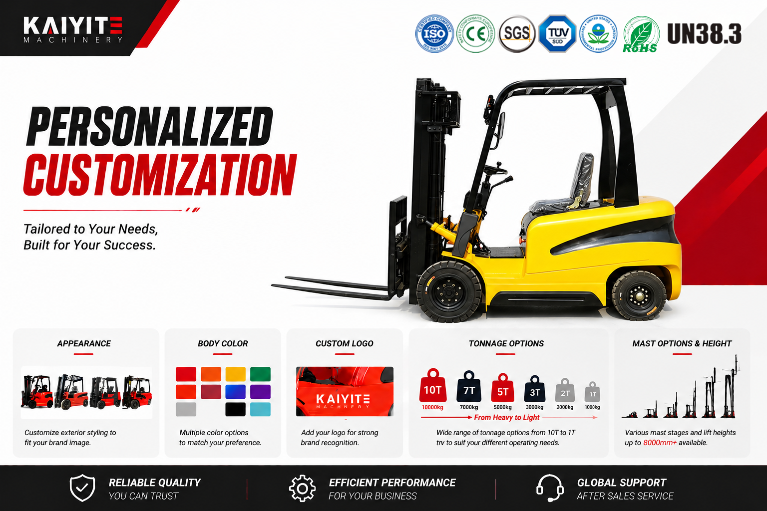 2 Ton Electric Forklift