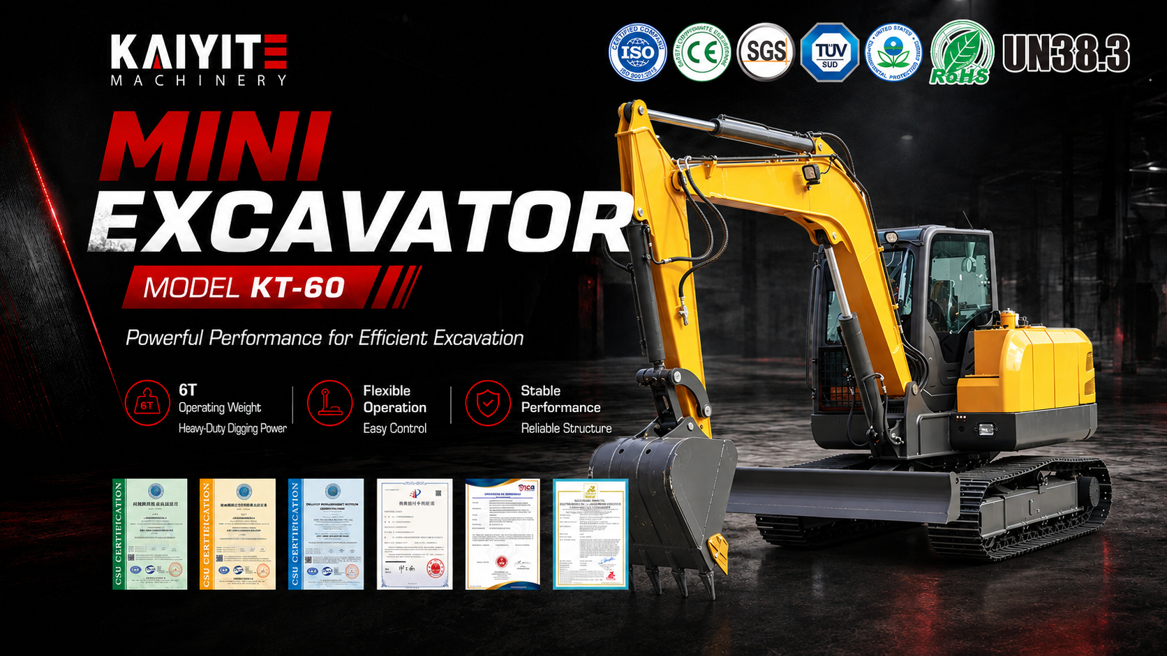 KT-60 MINI EXCAVATOR