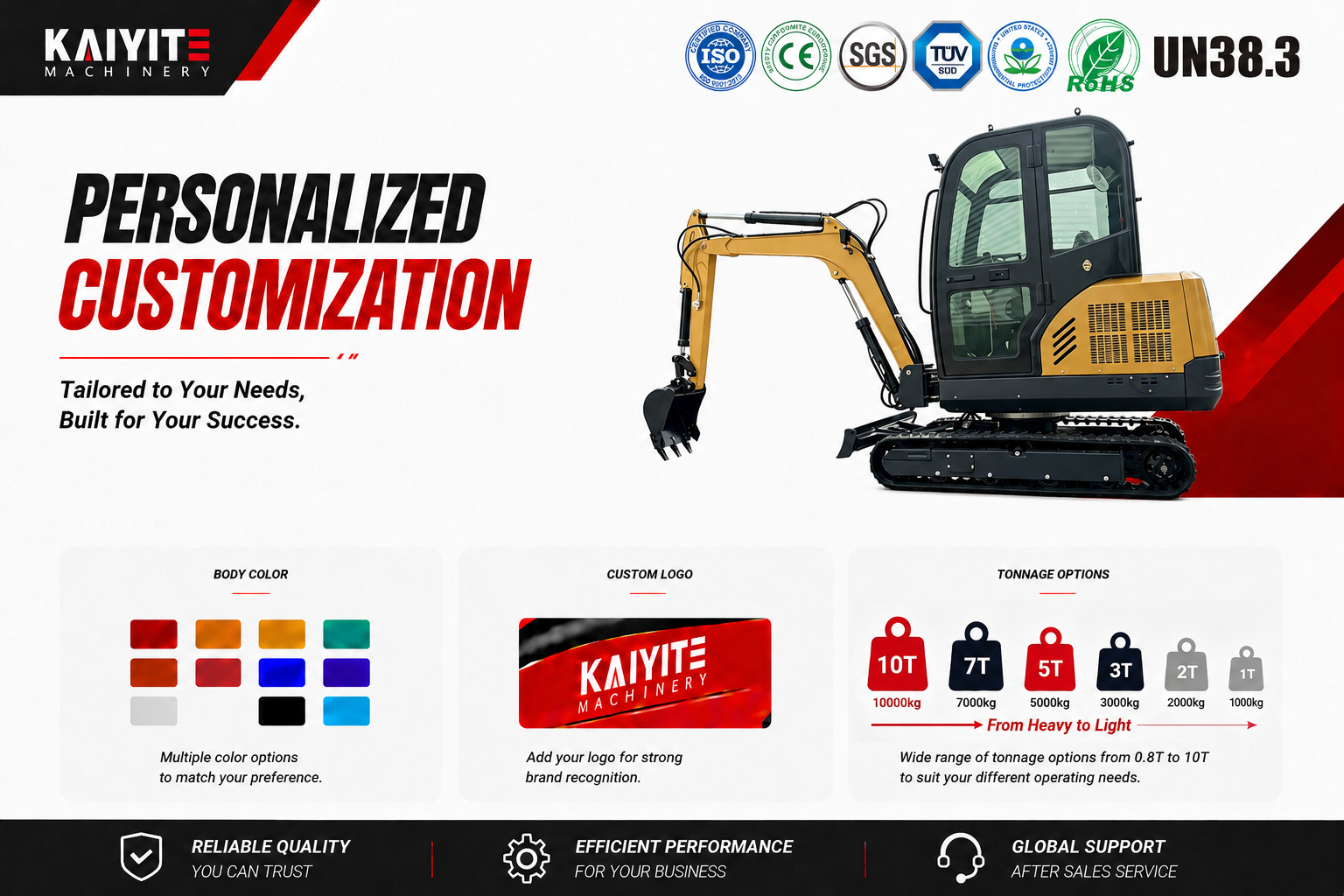 KT-35 MINI EXCAVATOR
