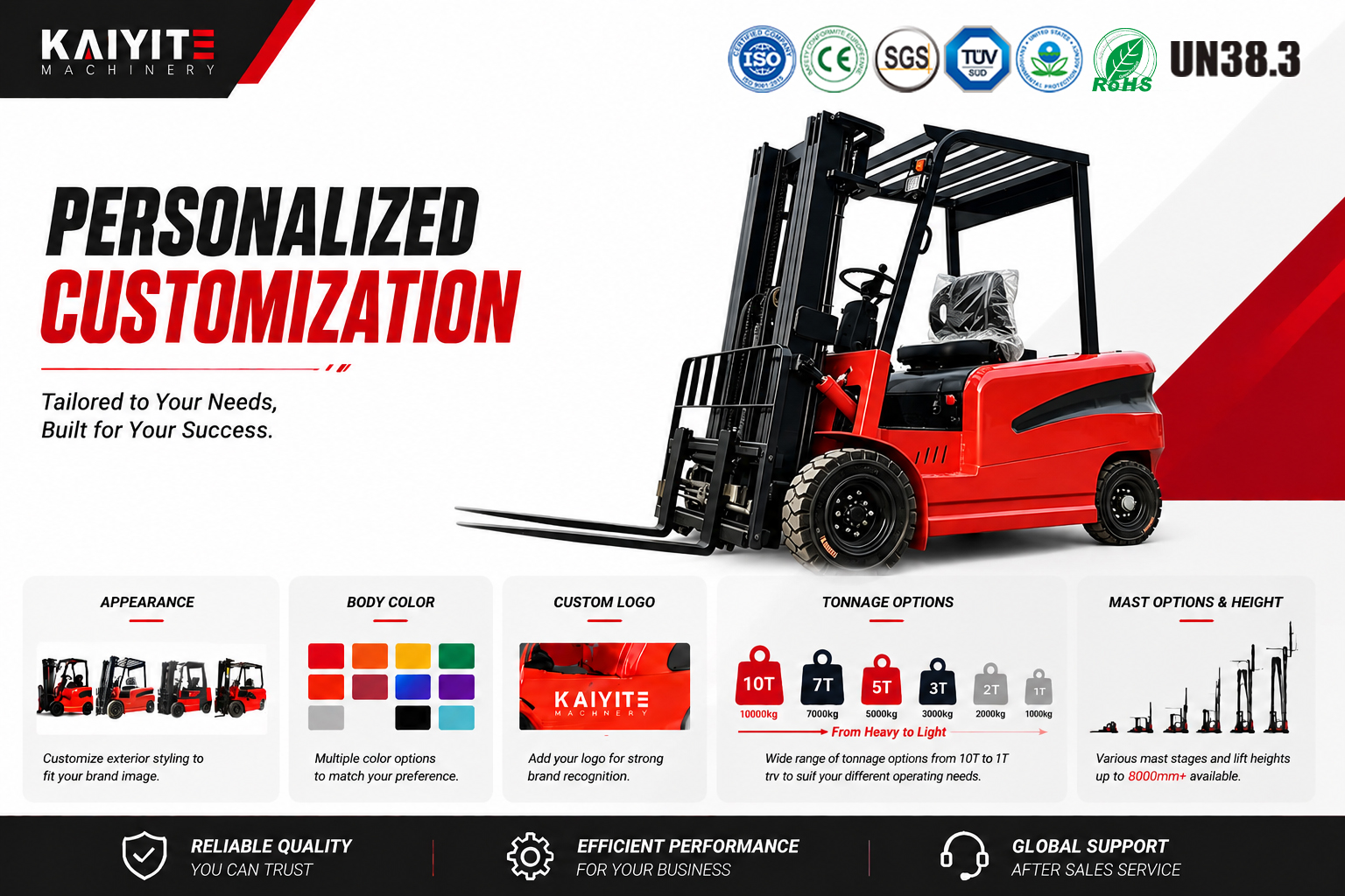 2.5 Ton Electric Forklift