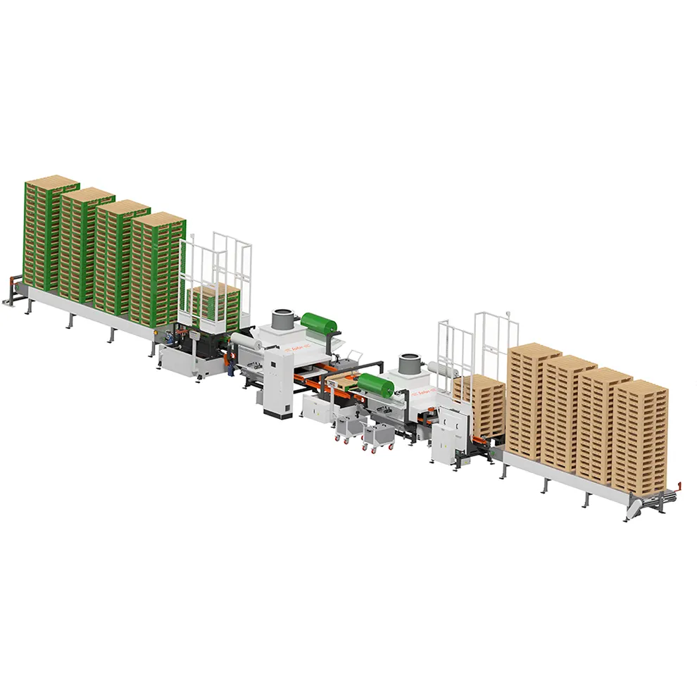 Designing an Efficient Wooden Pallet Production Line from Cutting to Nailing