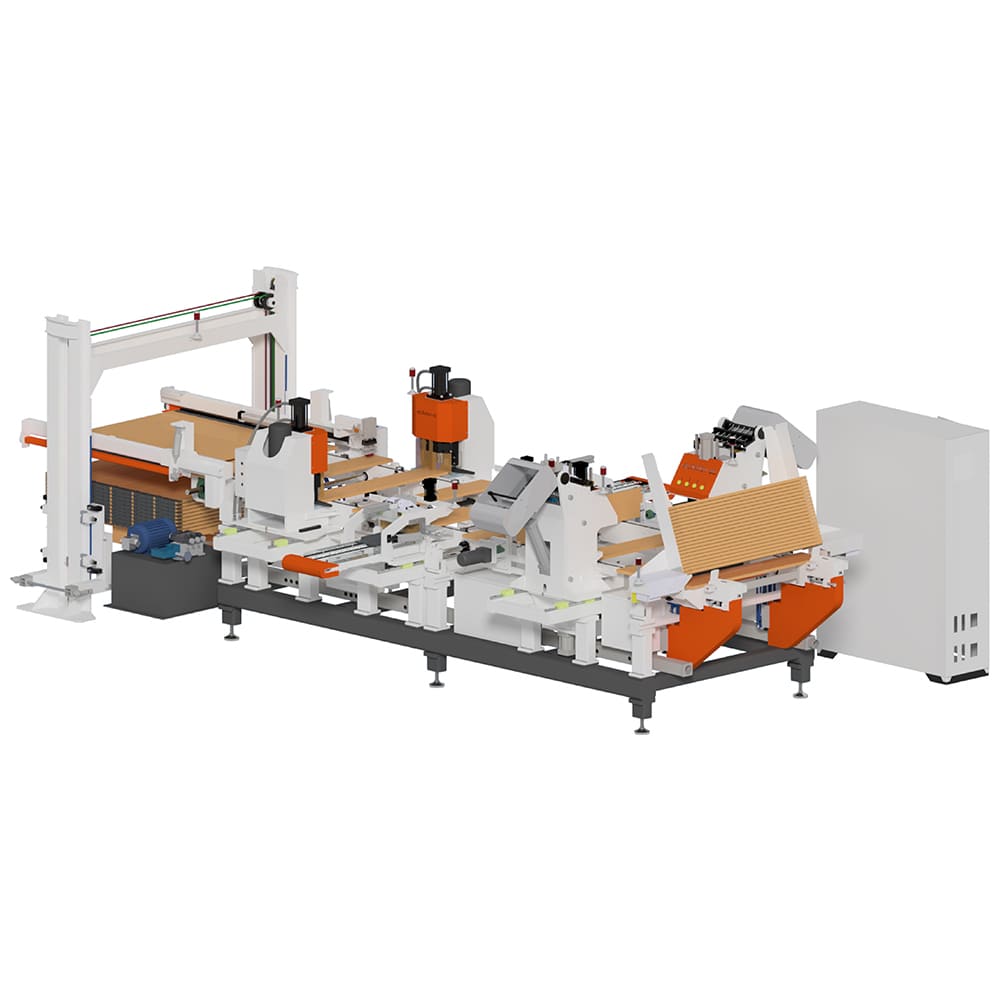 SF4060 Automatic 540-1200mm Length Wood Pallet Collar Making Machine 
