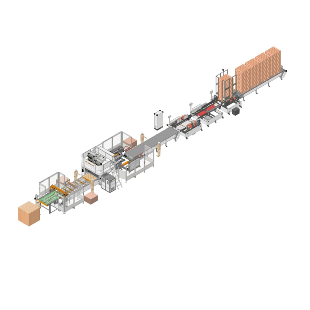 HICAS SF1000 — Fully Automatic EPAL / EUR Wood Pallet Production Line