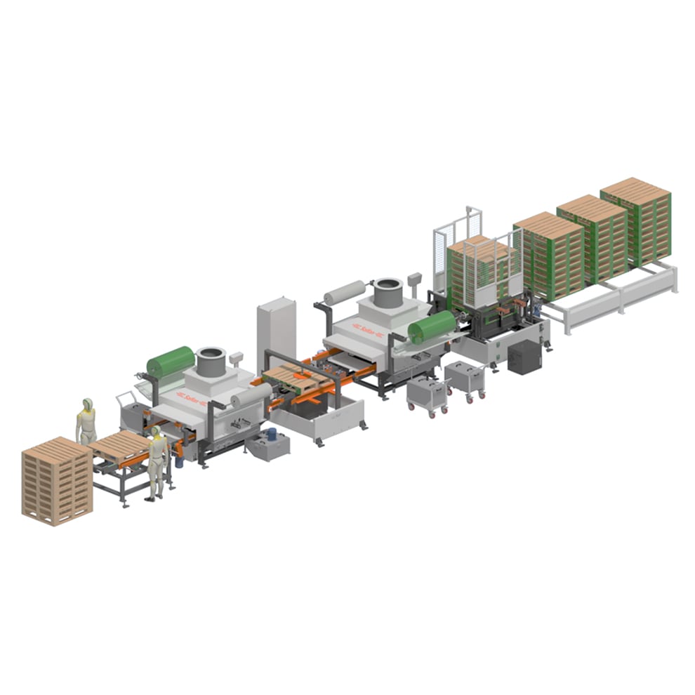 SF1000PPS Automatic Wood Pallet Painting Machine