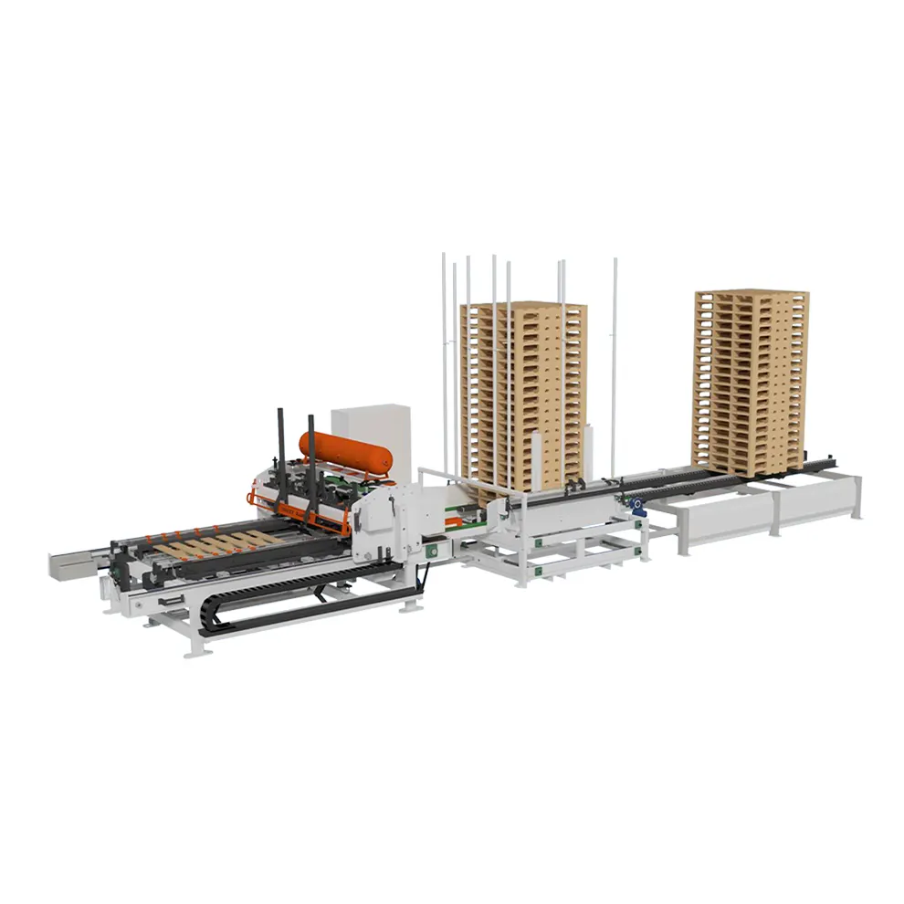 The Future of Wooden Pallet Manufacturing: Fully Automated Nailing Solutions