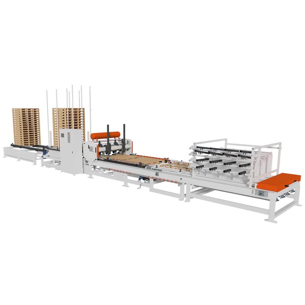 SF9010 Automatic High-Speed Stringer Pallet Nailing Machine
