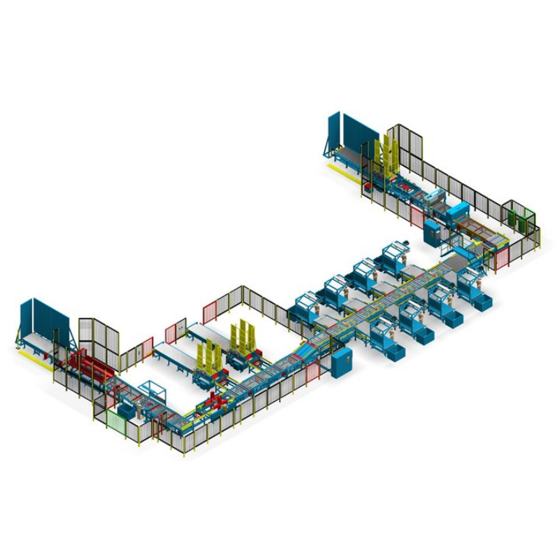 SF5000 Automatic Wood Pallet Sort & Repair Line 