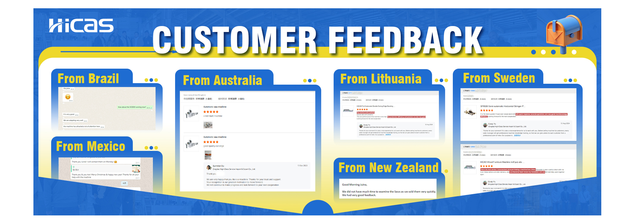 Five-star customer review
