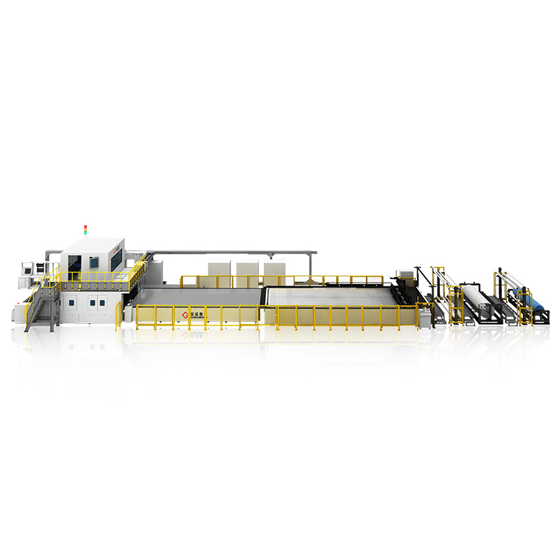 High-Power Laser On-the-Fly Cutting System