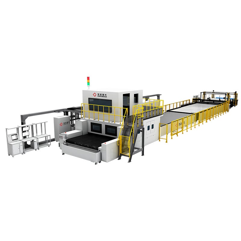 High-Power Laser On-the-Fly Cutting System