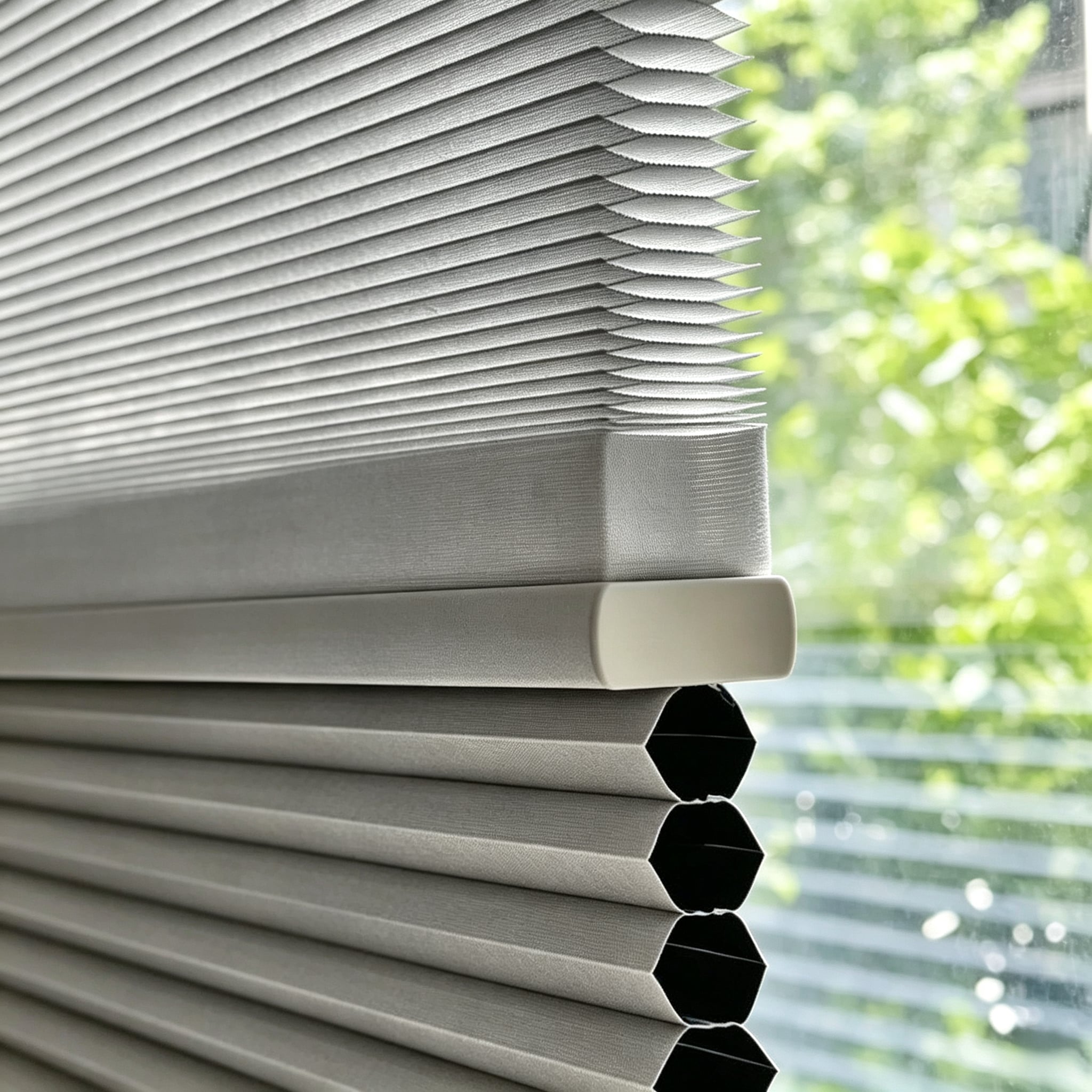 Acoustic honeycomb cell detail