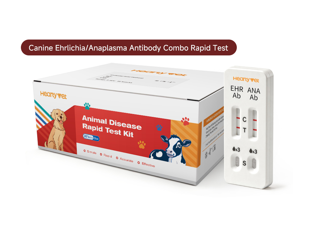 Canine Ehrlichia + Anaplasma Dual Antibody Rapid Test Kit (EHR/ANA Ab)