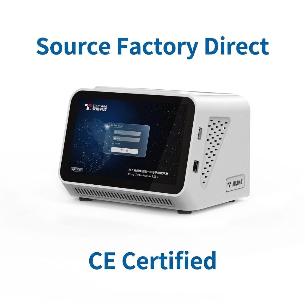 Tianlong Gentier Mini+ Portable Real-Time PCR System 4 Channels 16 Wells qPCR Machine for On-site Testing