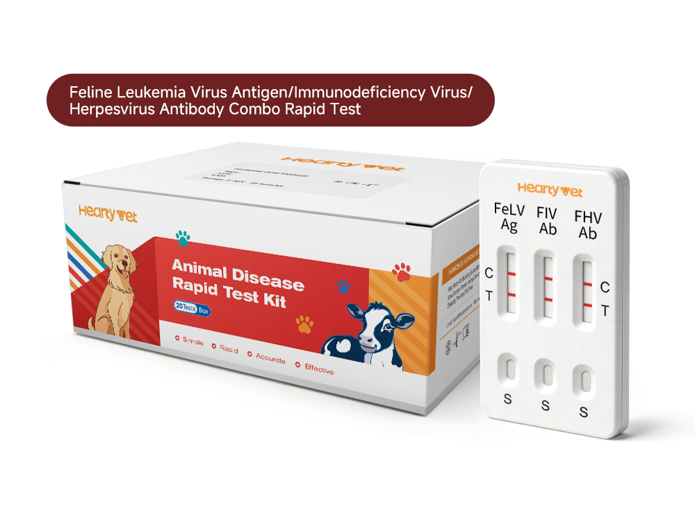 Feline Triple Health Screen — FeLV Ag, FIV Ab & FHV Ab Rapid Test Kit