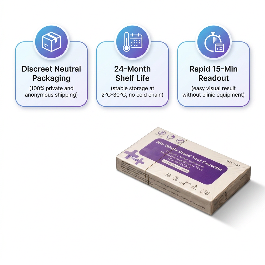 ACCURATE HIV 1/2 Rapid Test Cassette Kit